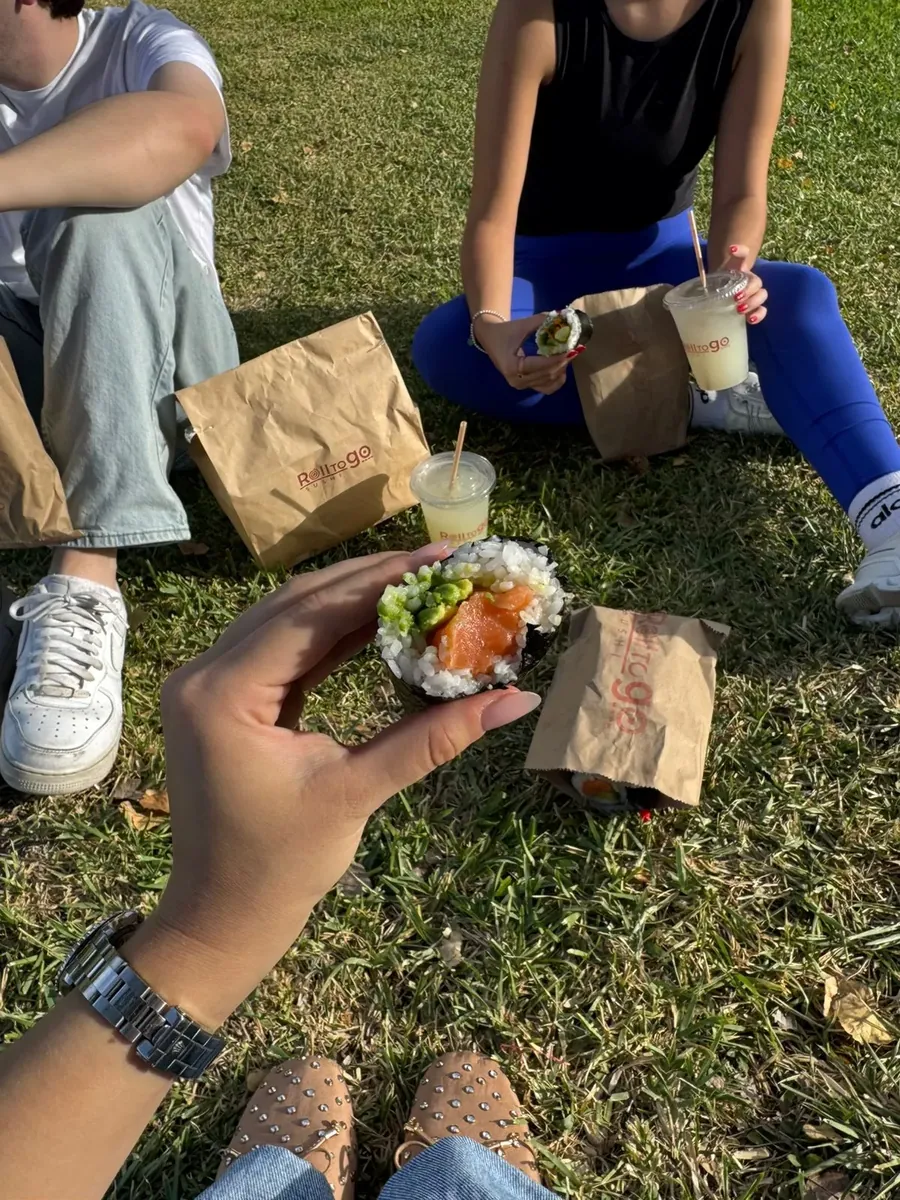 Pedido de Roll to Go al aire libre